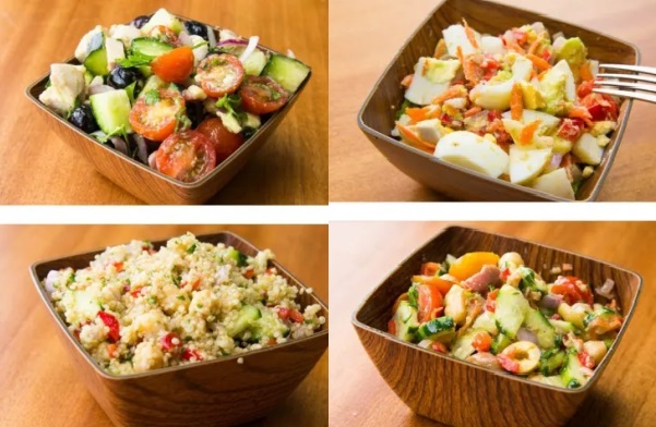 4 recettes de salades saines pour perdre du poids