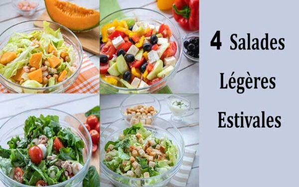 4 recettes de salades saines pour perdre du poids