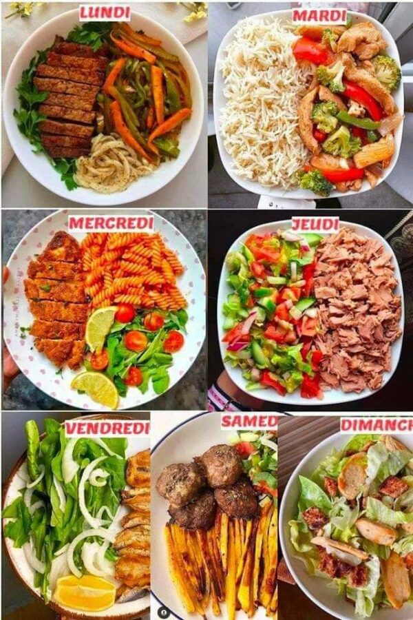 7 jours de Menus Minceur et Économiques