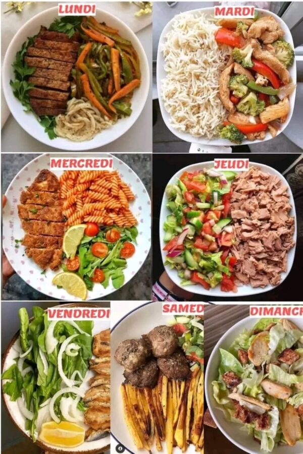 7 jours de Menus Minceur et Économiques