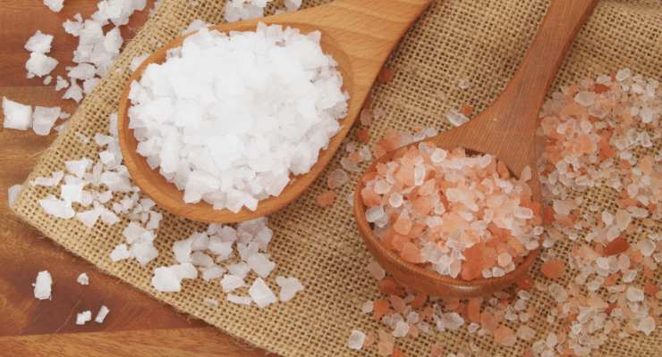 Gros sel contre l'humidité