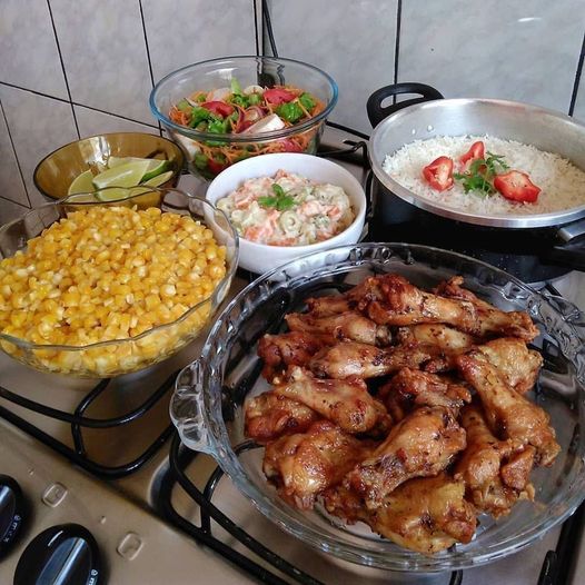 Ailes de poulet frites