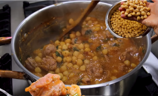 Ainsi j’ai préparé mon ragoût de pois chiches ! Facile et économique