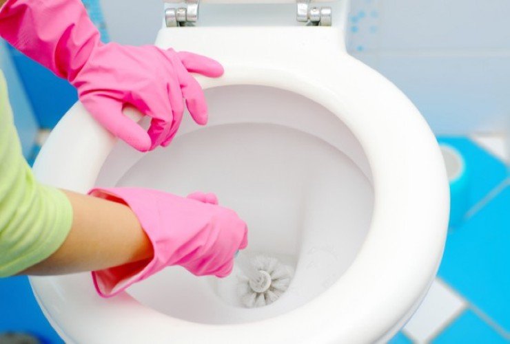 Nettoyage de salle de bain