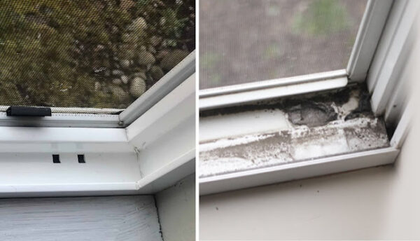Astuce facile pour nettoyer les rails de vos fenêtres !