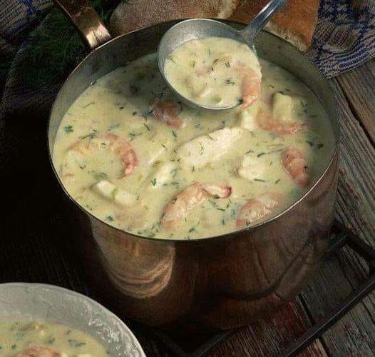 BISQUE DE FRUITS DE MER CRABE ET CREVETTES
