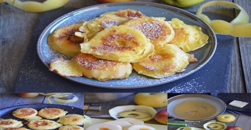 Beignets de pommes à la poêle