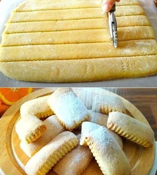 Biscuits à l’orange sans beurre Ingrédients :