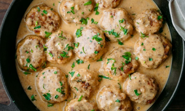 Boulettes de Poulet Crémeuses
