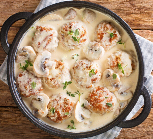 Boulettes de Poulet à la Crème