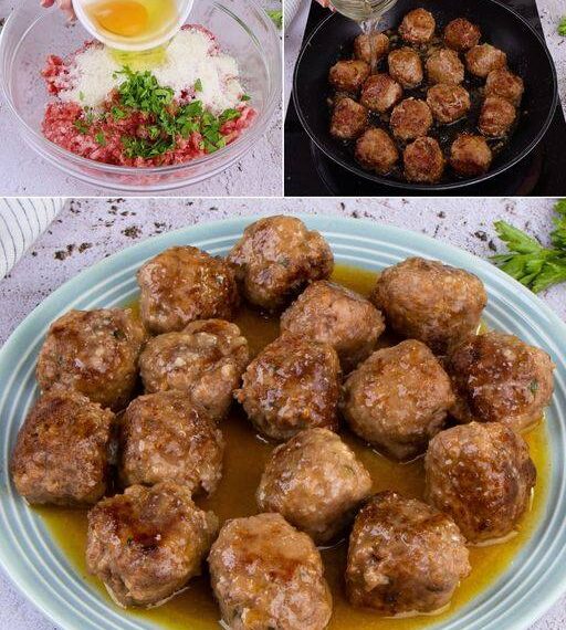 Boulettes de viande au vin : moelleuses et juteuses pour un plat principal unique !