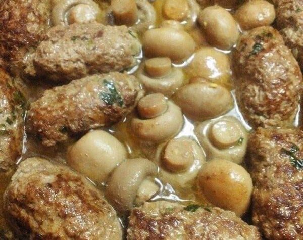 Boulettes de viande aux champignons