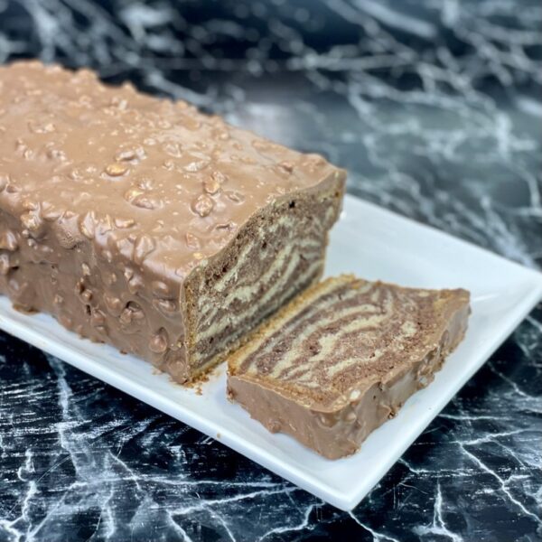 CAKE MARBRÉ PRALINÉ CHOCOLAT ROCHER