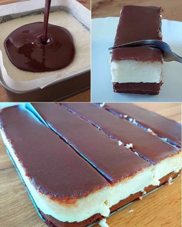 CARRÉS AU CHOCOLAT ET À LA NOIX DE COCO