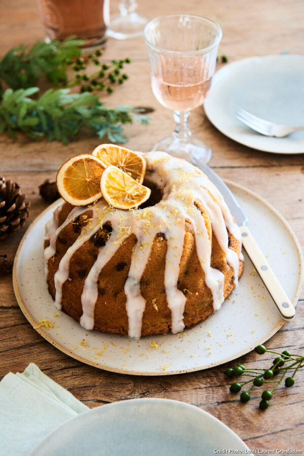 Cake XL « façon kouglof » aux citrons et raisins Par Marion Chatelain