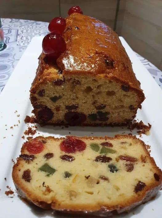Cake aux fruits confits