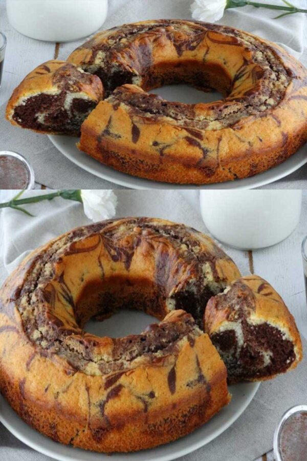 Cake marbré ultra moelleux recette facile