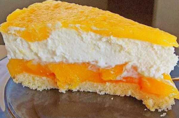 Cake pêche-passion, crémeux au goût divin !