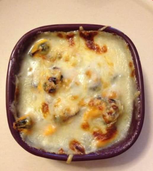 Cassolette de Moules Gratinées