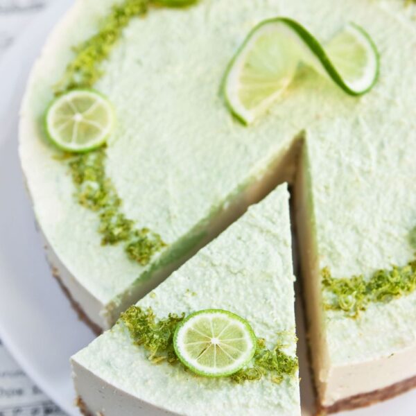 Cheesecake au citron vert sans cuisson