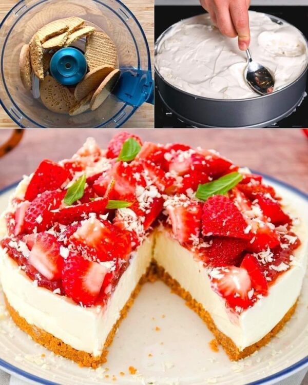 Cheesecake aux fraises sans cuisson : la recette sans effort d&rsquo;un dessert sucré mais acidulé