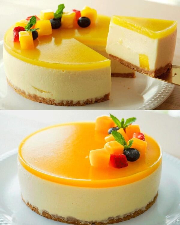 Cheesecake mangue passion