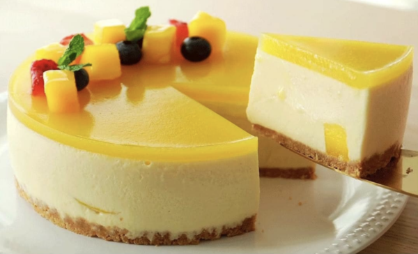 Cheesecake mangue passion