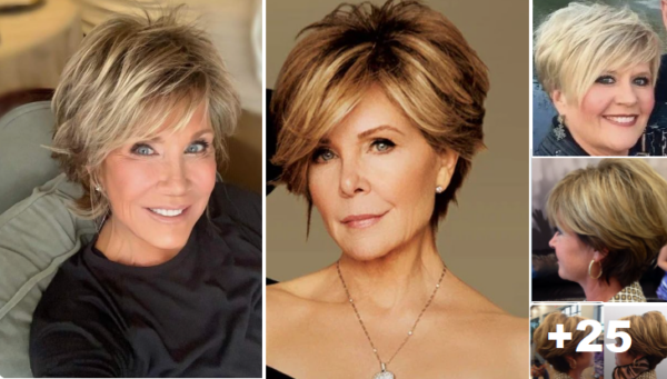 Chic Layered Bob with Bangs: Eye-Catching Crop