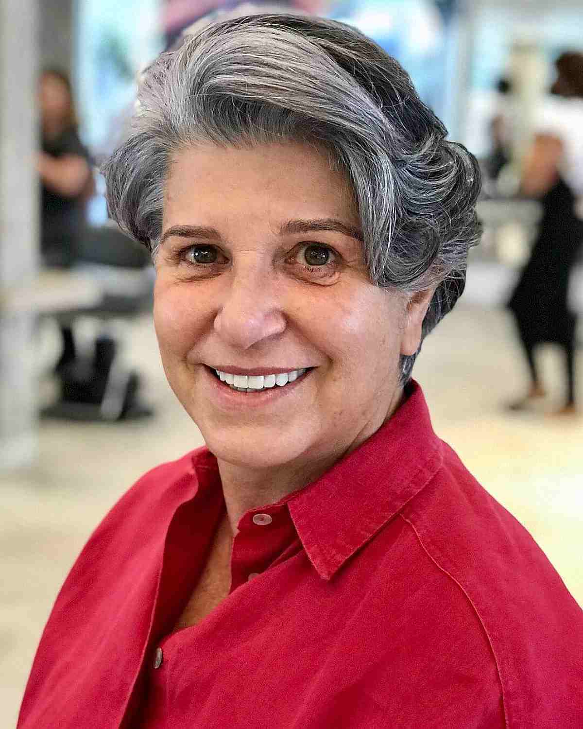 Feminine Grey Lixie with Layers