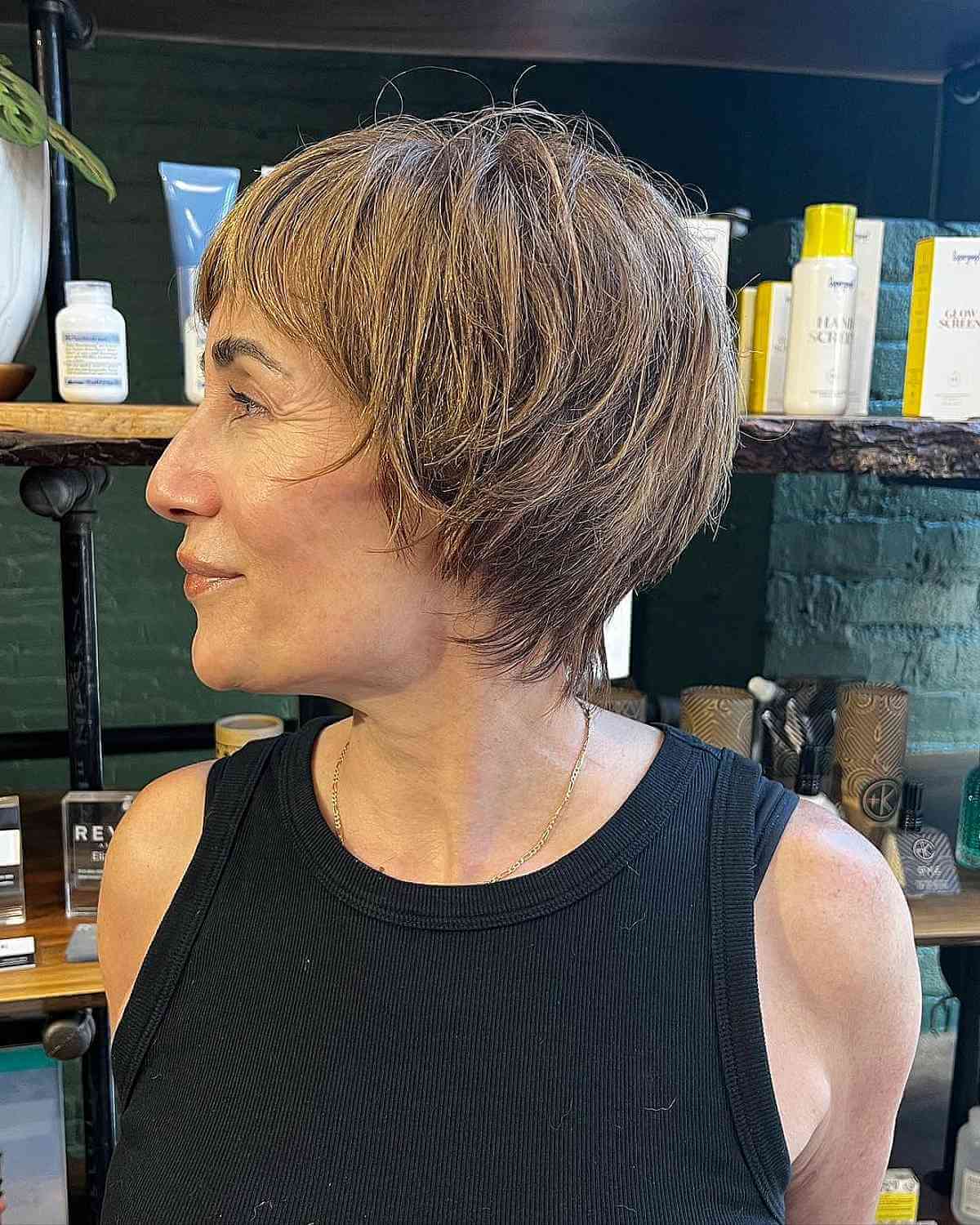 Razor Cut Long Layered Shaggy Pixie