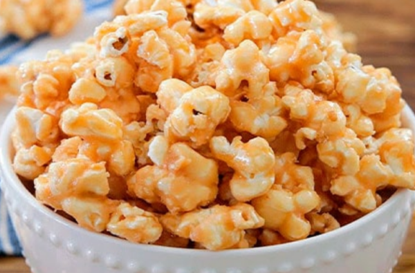 Chips de maïs caramélisées