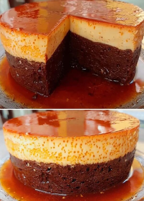 Chocoflan ou gâteau impossible. Pas de four. Recette très facile !