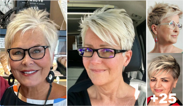 Coupe de cheveux courte pour les femmes de plus de 50 ans