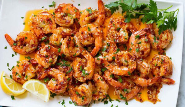 Crevettes à l&rsquo;ail à la Hawaïenne