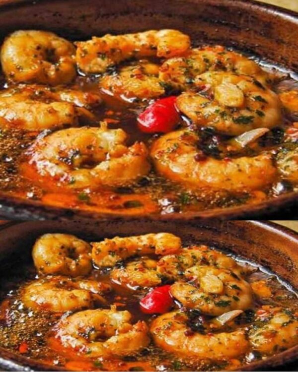 Crevettes sautées à l’ail et persil