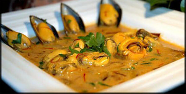 Crème de moules de Bouchot au safran