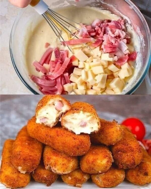 Croquette au jambon et fromage