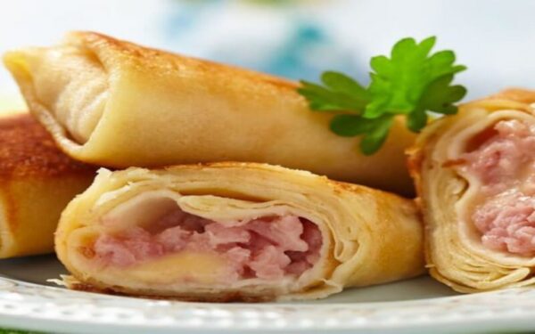 Crêpes jambon fromage rapide