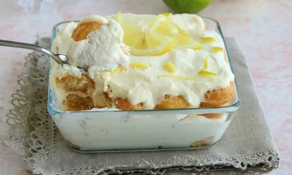 Délice Citronné : Tiramisu Moelleux Sans Œufs