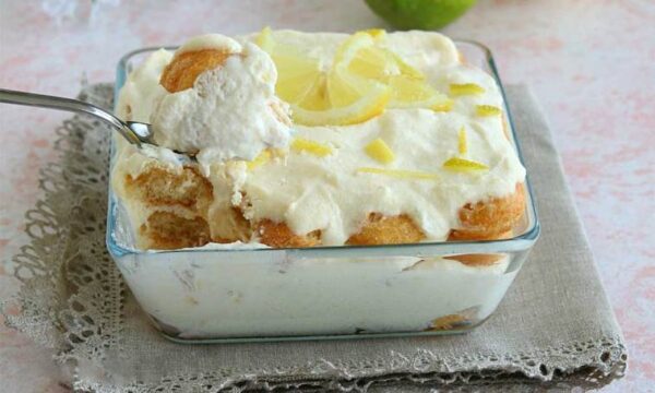 Délice Citronné : Tiramisu Moelleux Sans Œufs