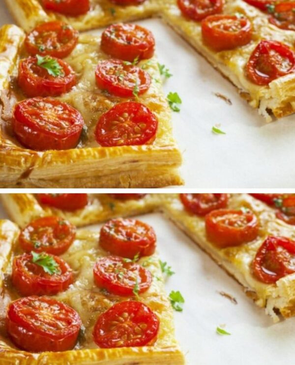 Délicieuse Tarte Feuilletée aux Tomates Cerises et Parmesan: Une Recette Gourmande et Facile à Réaliser
