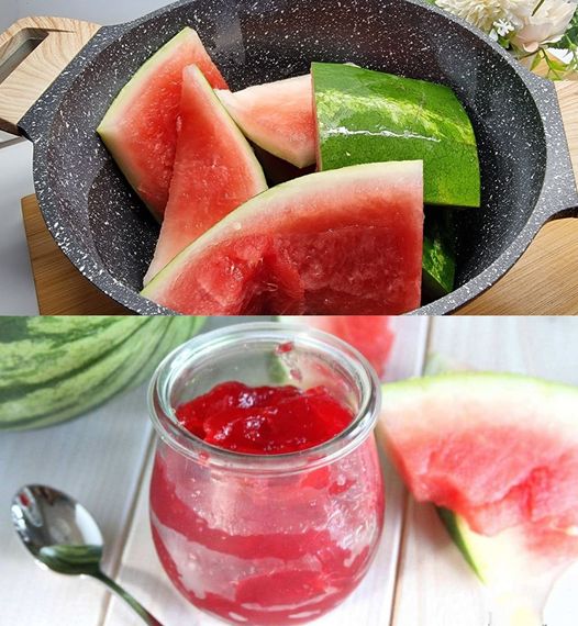 Délicieuse confiture de pastèque sans sucre, seulement 30 kcal