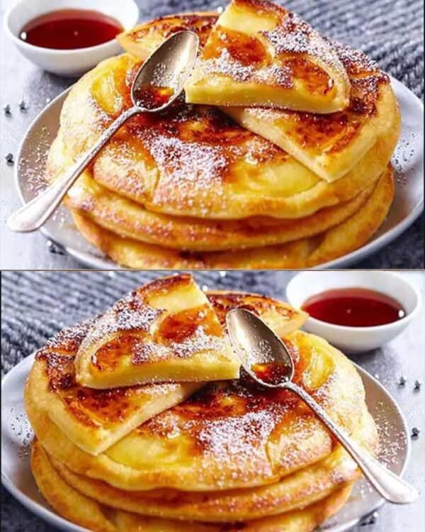 Délicieuses crêpes matefaim aux pommes et au caramel