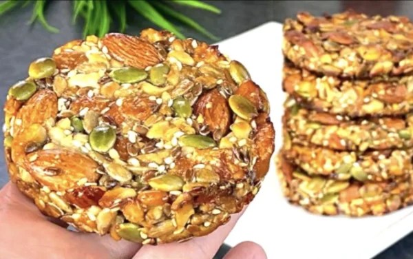 Délicieuses recettes : Biscuits sains aux noix et graines