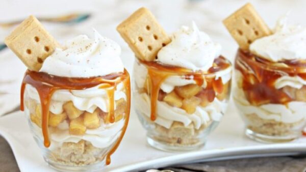 Délicieux Tiramisu Pommes, Spéculoos et Caramel au Beurre Salé: Une Tentation Gourmande