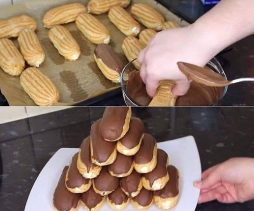 Entremets au Chocolat et Pâte à Choux