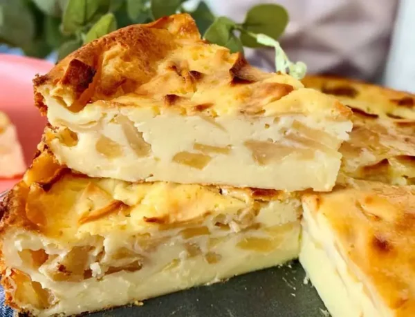 FLAN AUX POMMES AU YAOURT FACILE