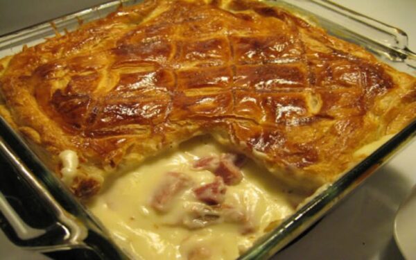 Feuilleté au jambon emmental