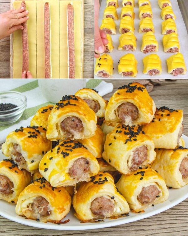 Feuilletés à la saucisse : une gourmandise prête en un rien de temps !