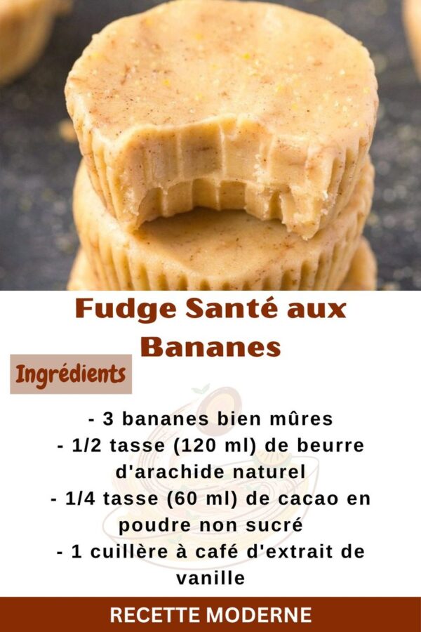 Fudge Santé aux Bananes
